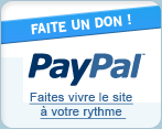 Faites un don via Paypal